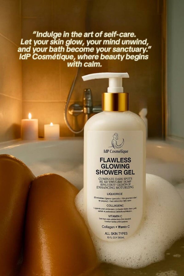 ✨ Flawless lighting and Glowing Shower Gel