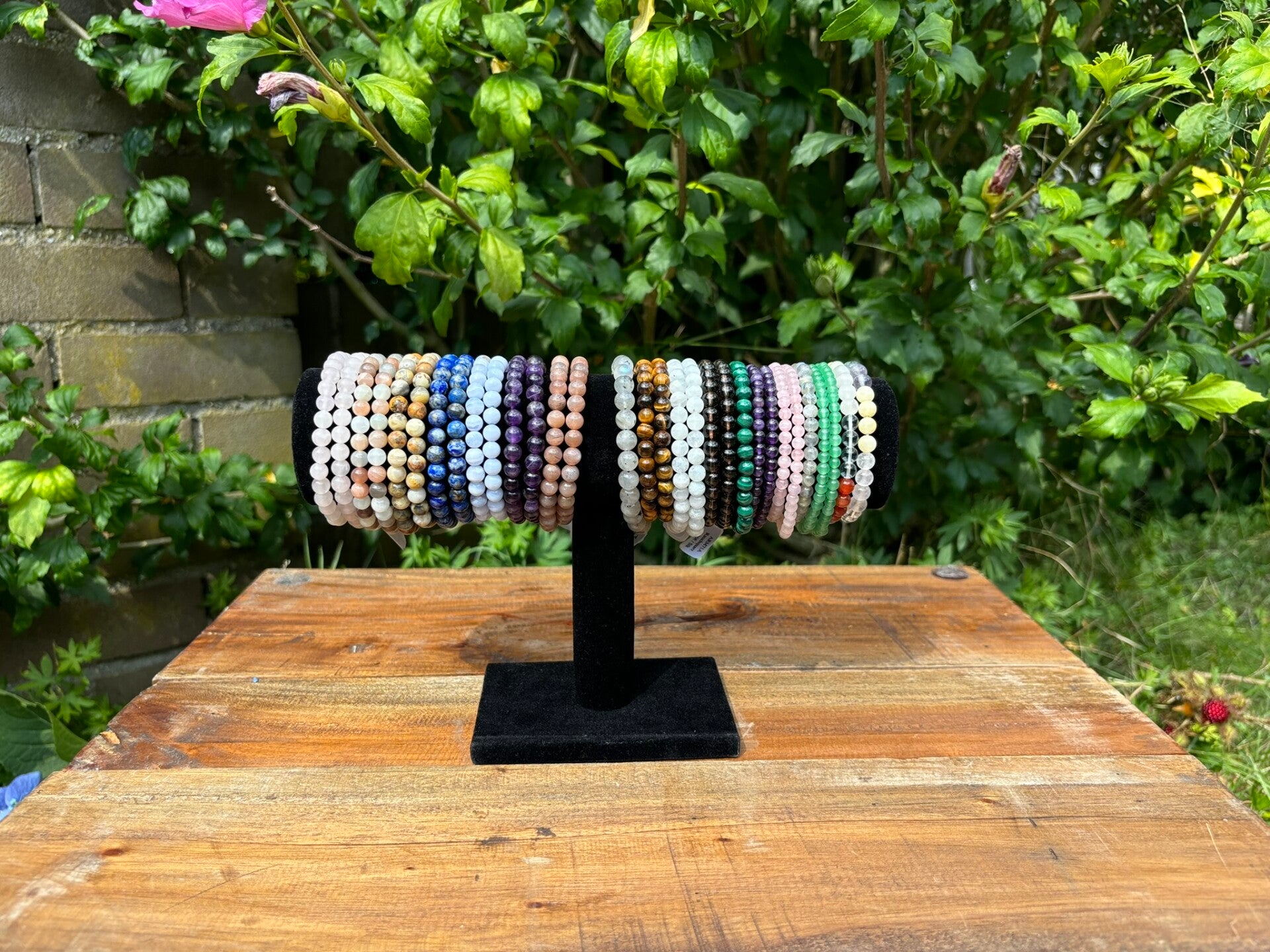 Kogelarmband 4 mm diverse soorten