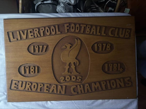 ONE OF A KIND LIVERPOOL PLAQUE