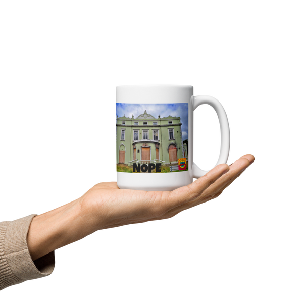 White Glossy Mug (11oz,15oz,20oz) (HOPE/NOPE)