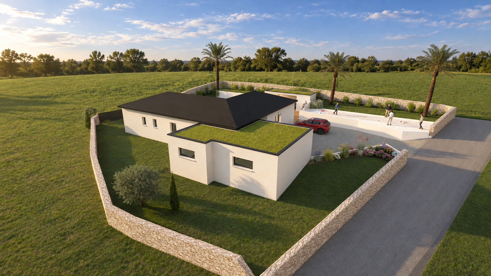 Vue jardin