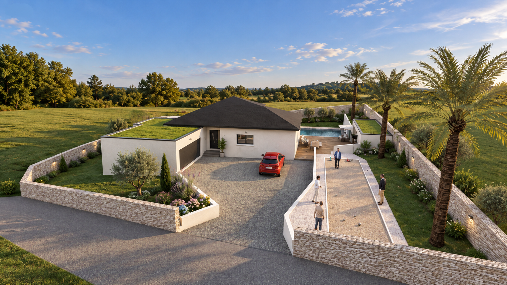 Perspective de la future maison