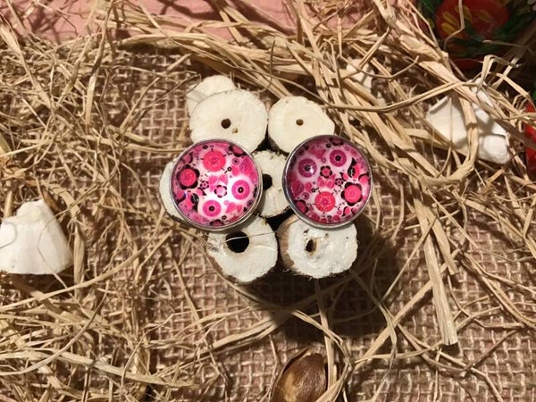 Boucles d’oreilles fleuries