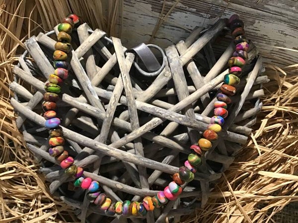 Collier perles maison