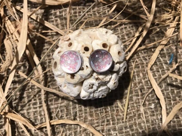 Boucle d’oreille boule cœur