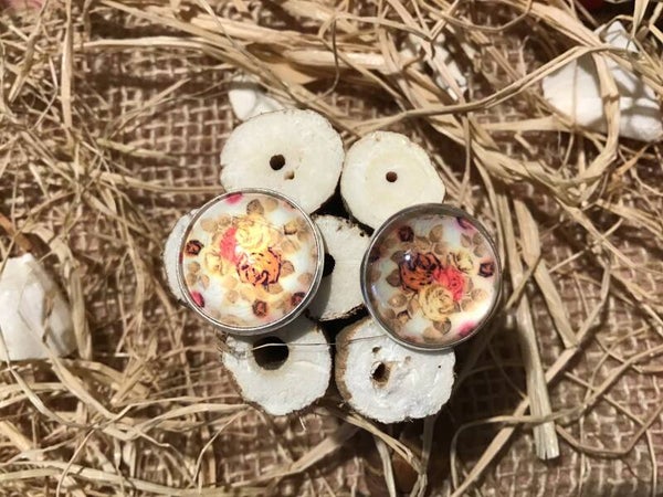 Boucles d’oreilles fleuries