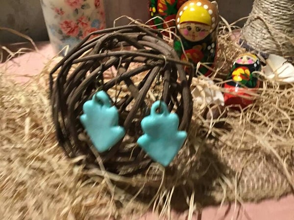 Boucles d’oreilles turquoises