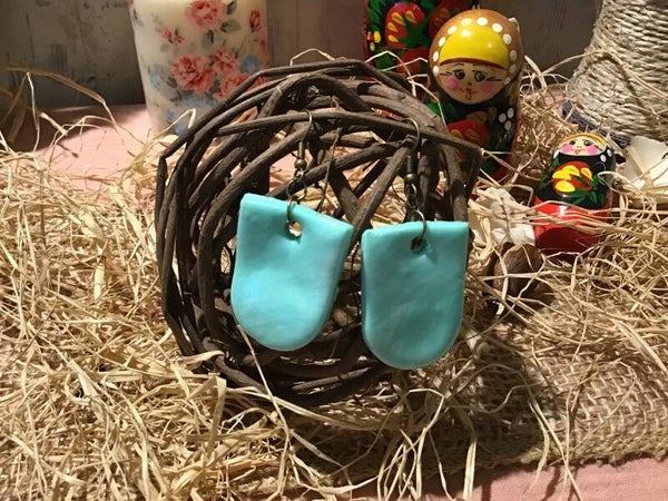Boucles d’oreilles turquoises