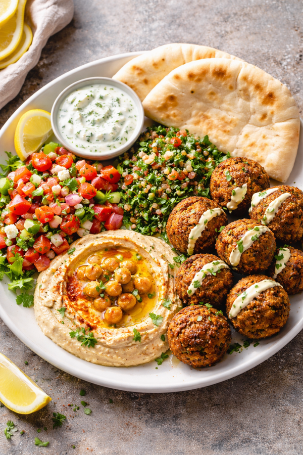 Assiette falafels