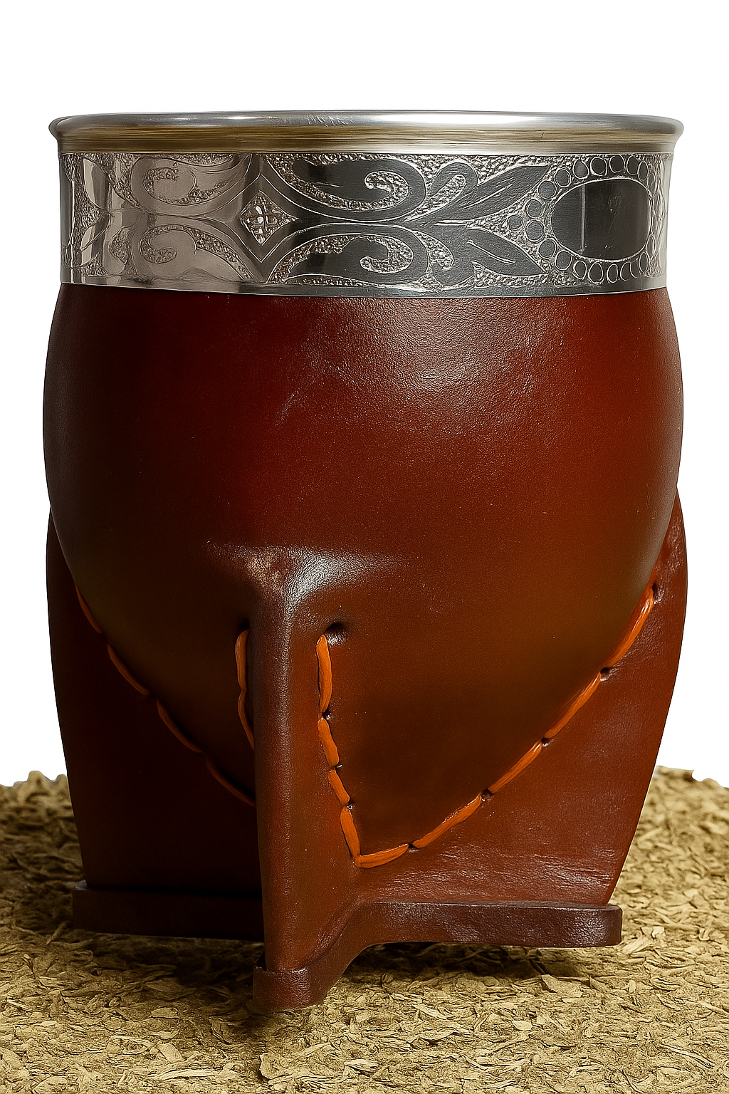 Imperial de cuero marrón