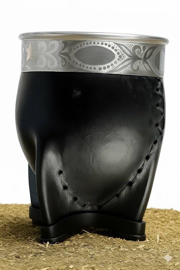 Imperial de cuero negro