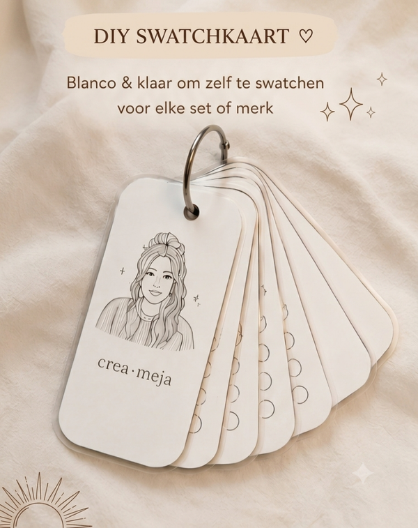 Blanco swatchkaart - 480 swatchplekken.