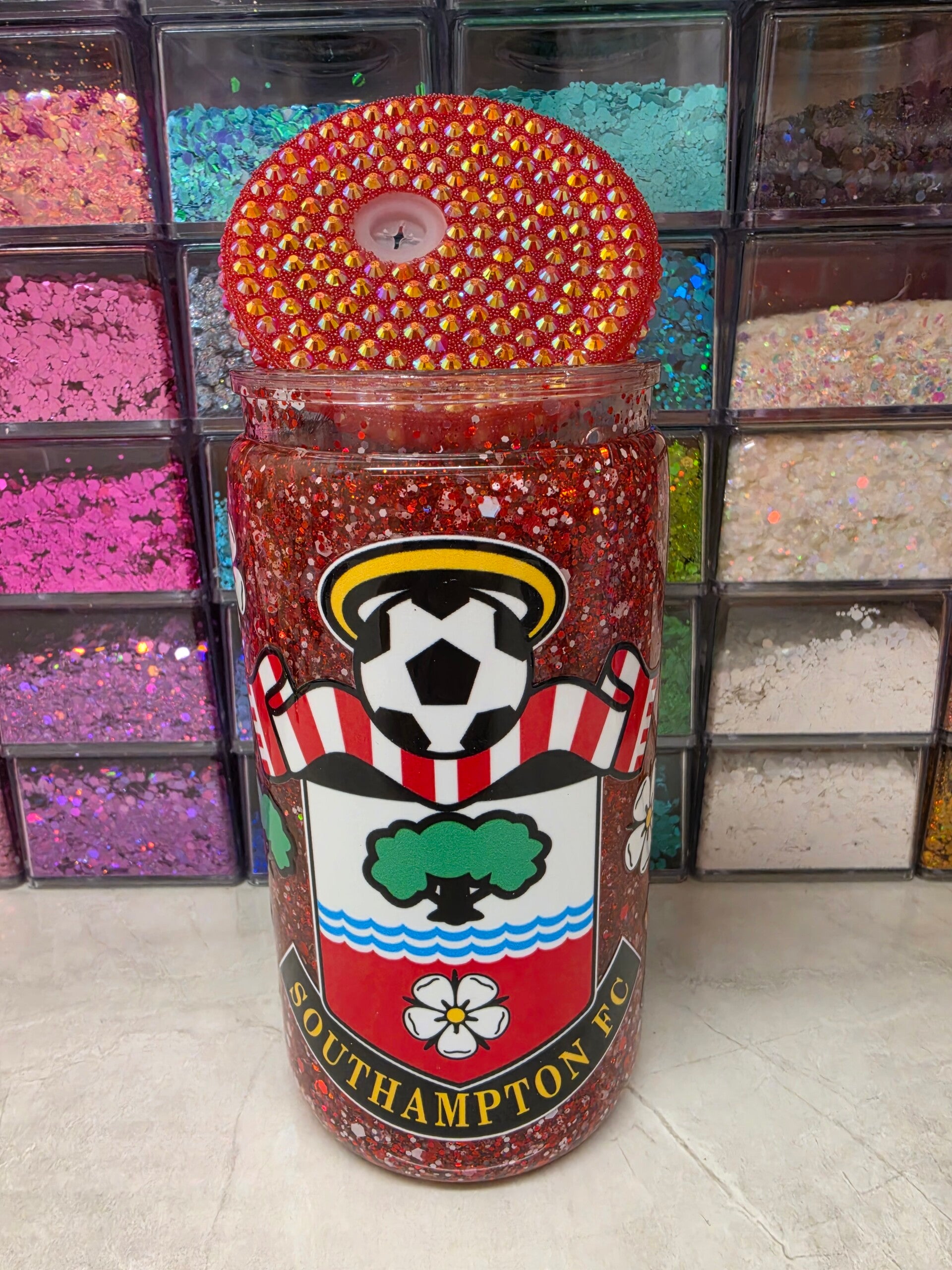 Southampton FC Snowglobe tumbler 16oz
