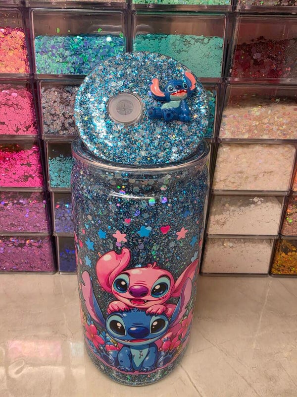 Stich 16oz Snowglobe tumbler