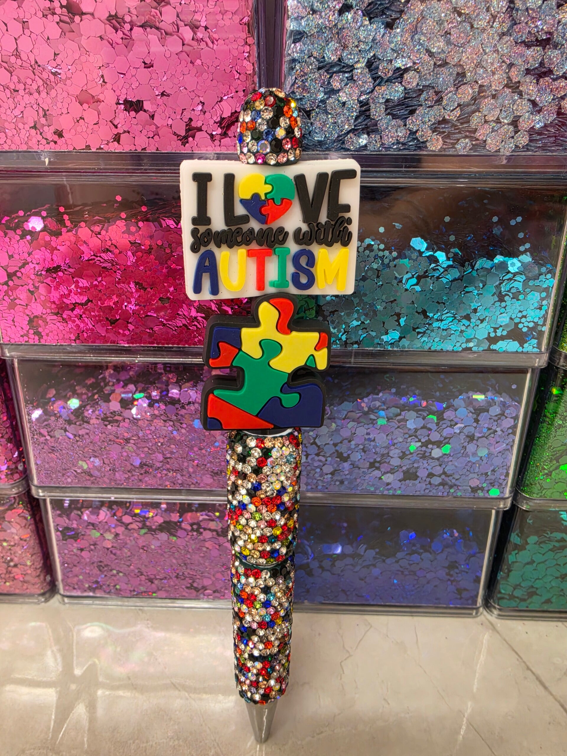 Autism awareness pen