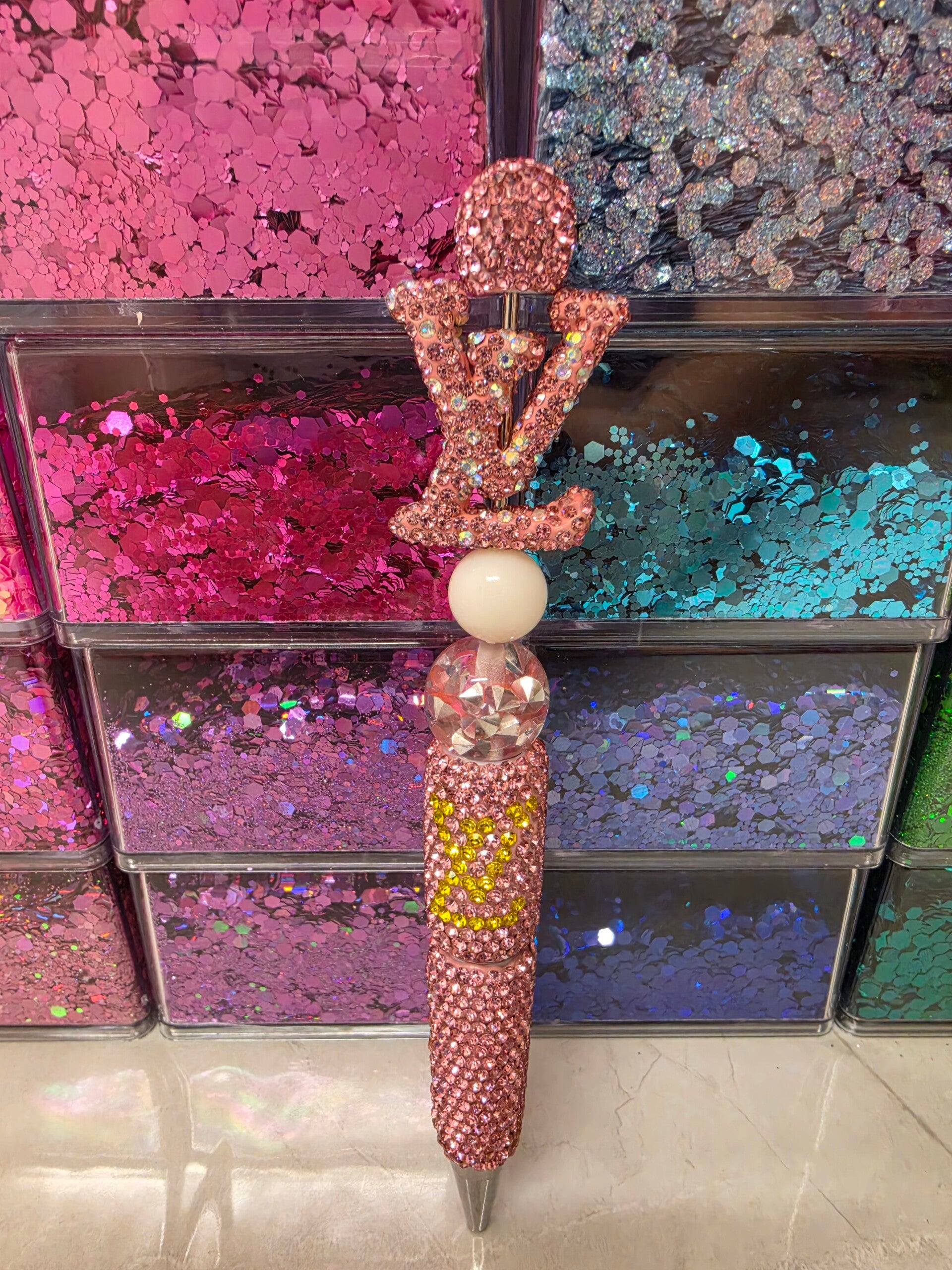 Louis Vuitton rhinestone pen