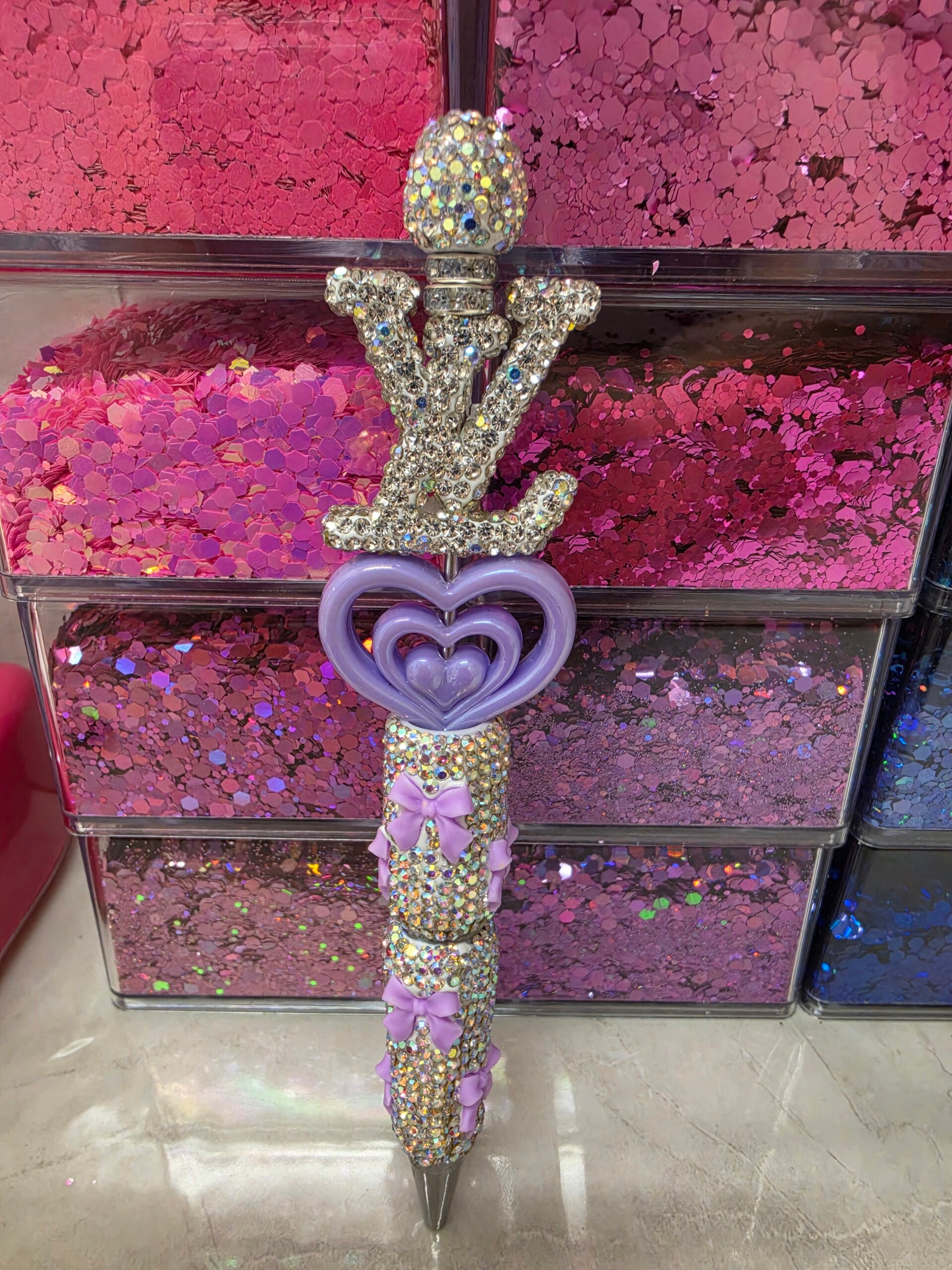 Louis Vuitton Rhinestone pen