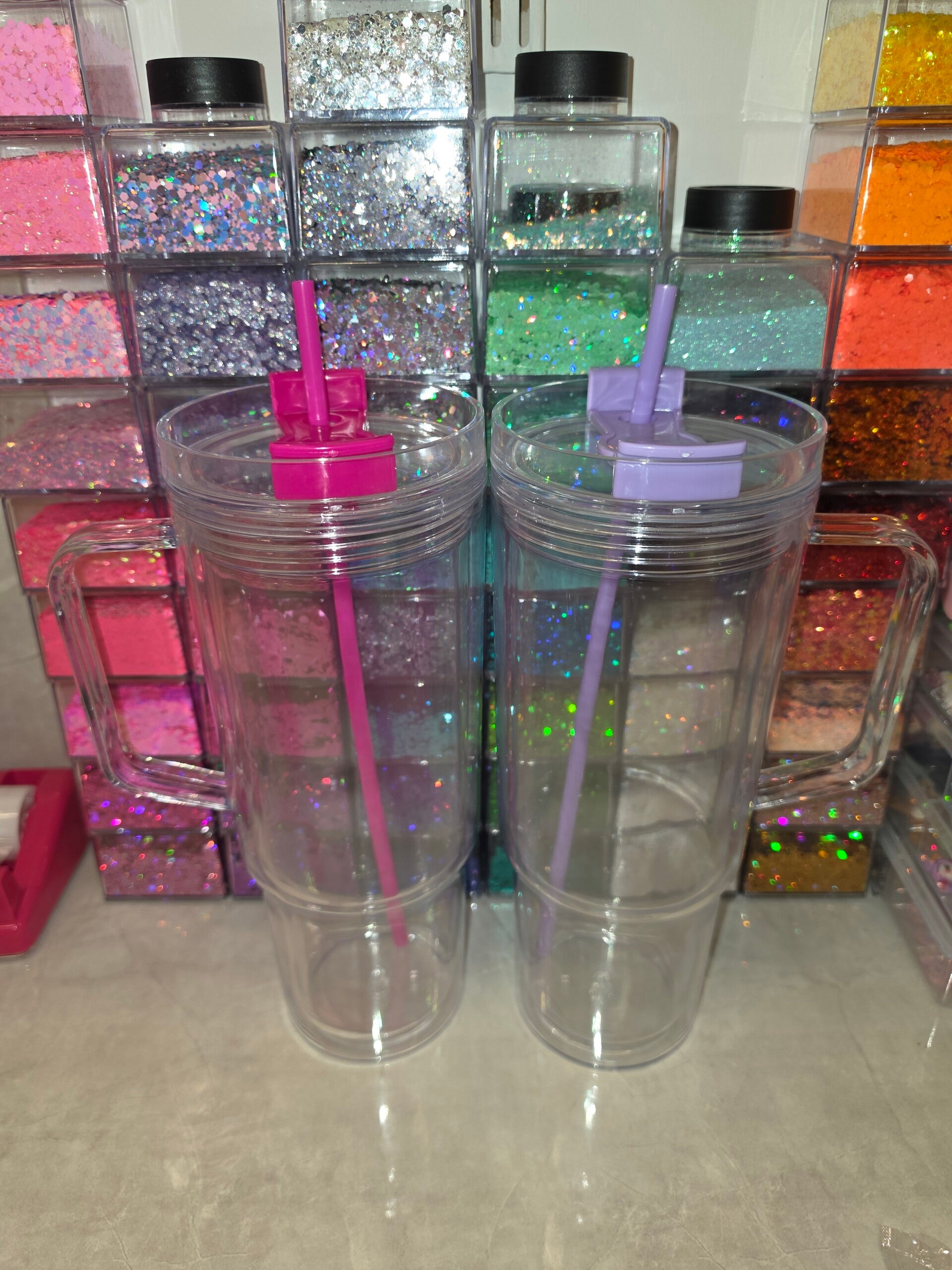 40oz Stanley Cup Snowglobe tumbler for customisation