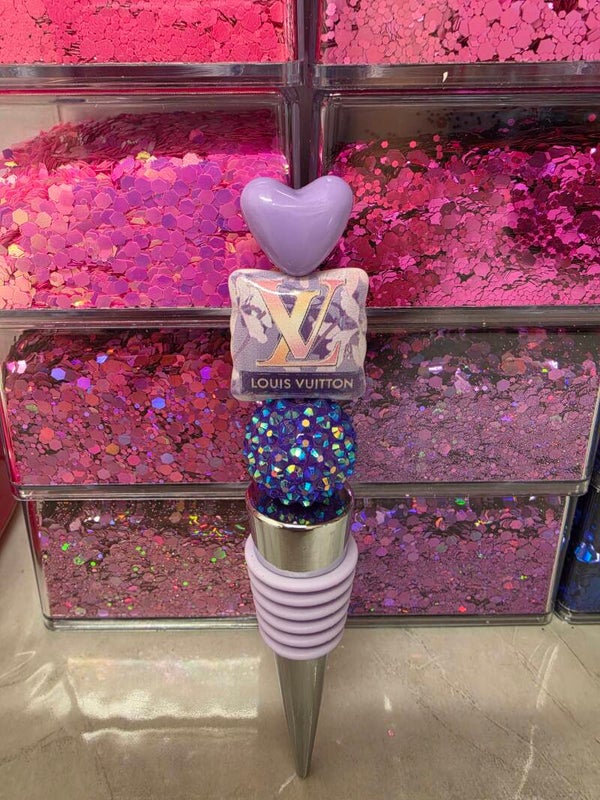 Louis Vuitton Purple wine stopper
