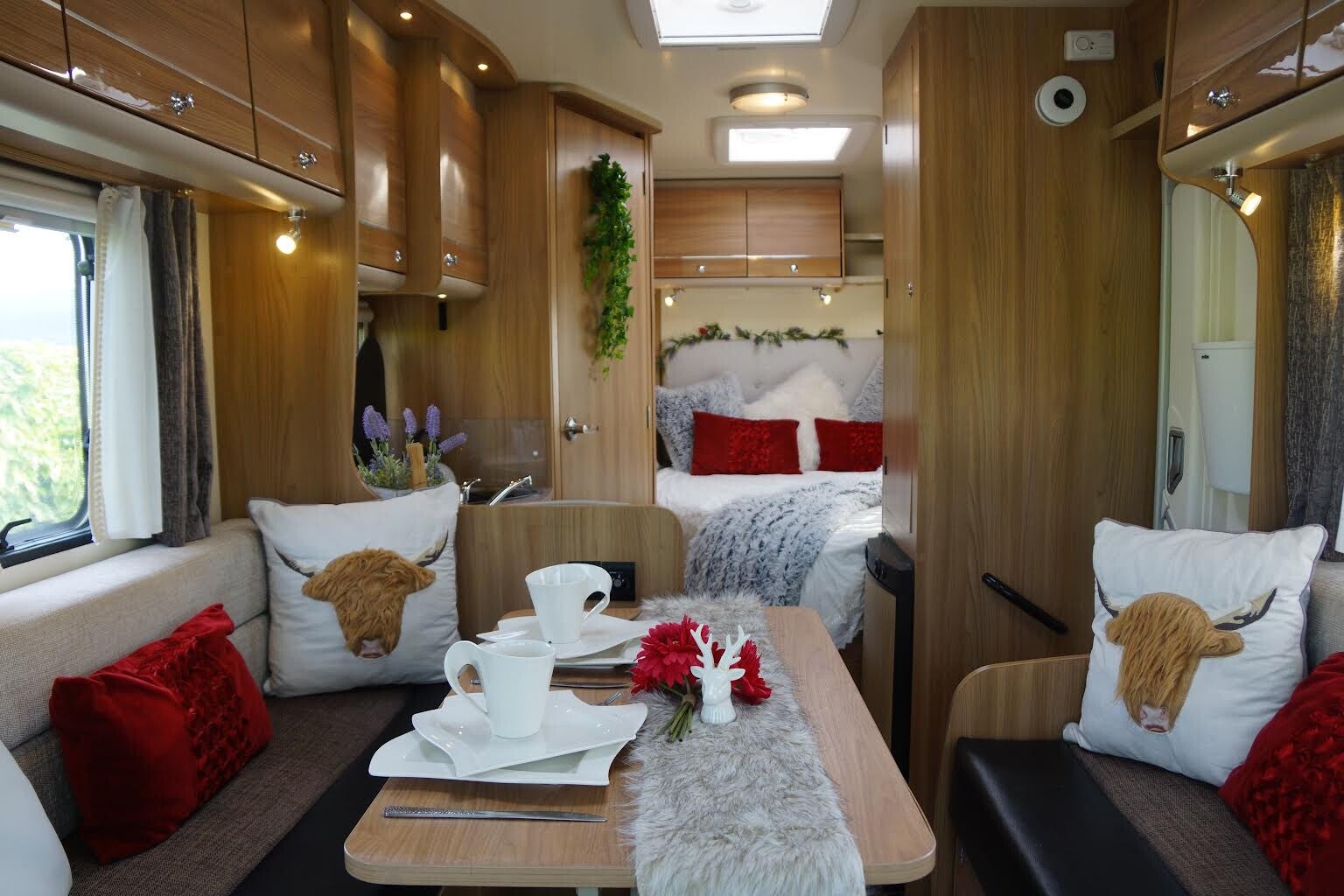 Lots of storage and a super comfy fixed bed