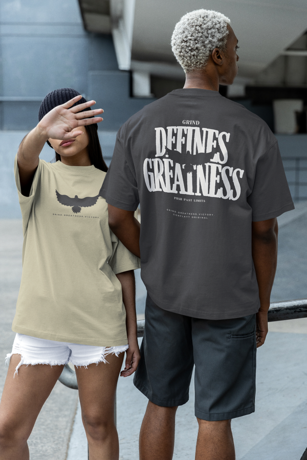 Grind & Greatness Oversized T-Shirt Set