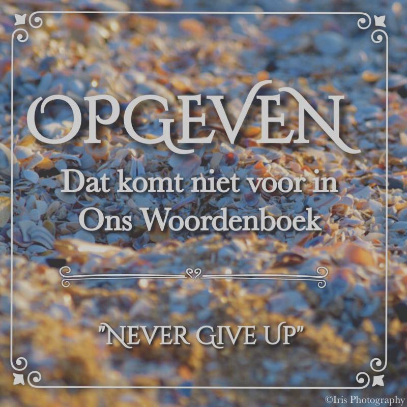 Chronische Pijn - Chronic Illness - Quotes - Iris Photography