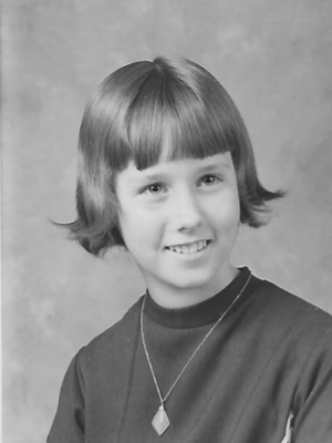photo of Maya Frost, human adaptation and resilience expert, at age 10