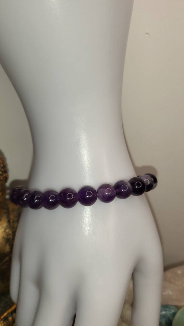 Bracelet Améthyste 8mm