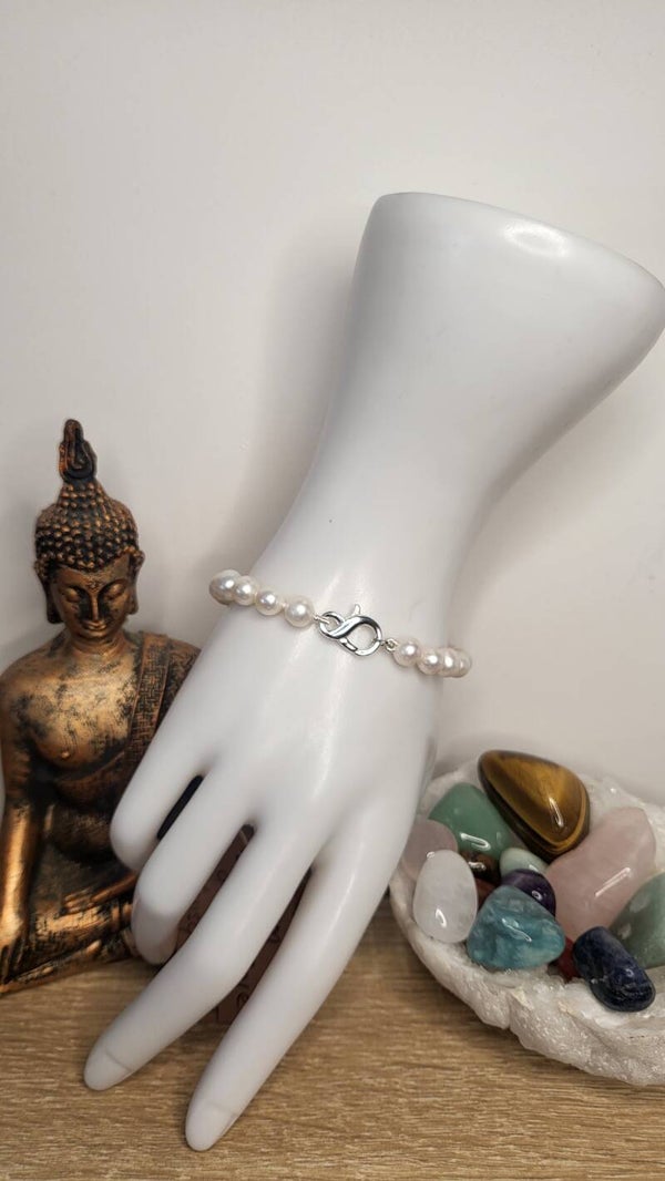 Bracelet perle de culture 8mm