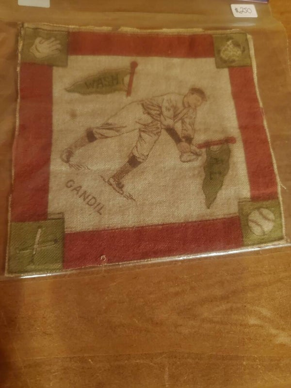 1914 Chick Gandil felt blanket