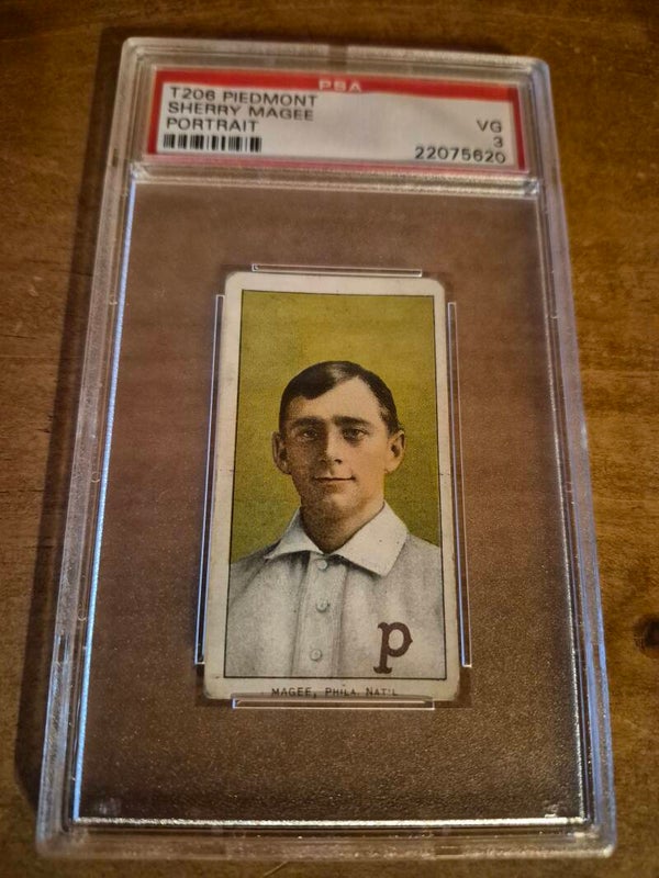1909-11 T206 Sherry Magee Portrait Piedmont 150