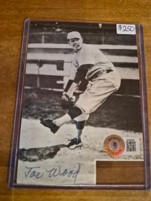 Vintage Smoky Joe Wood Signed Magazine Cut