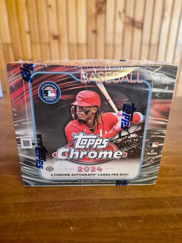 2024 Topps Chrome Jumbo Hobby Box Baseball MLB