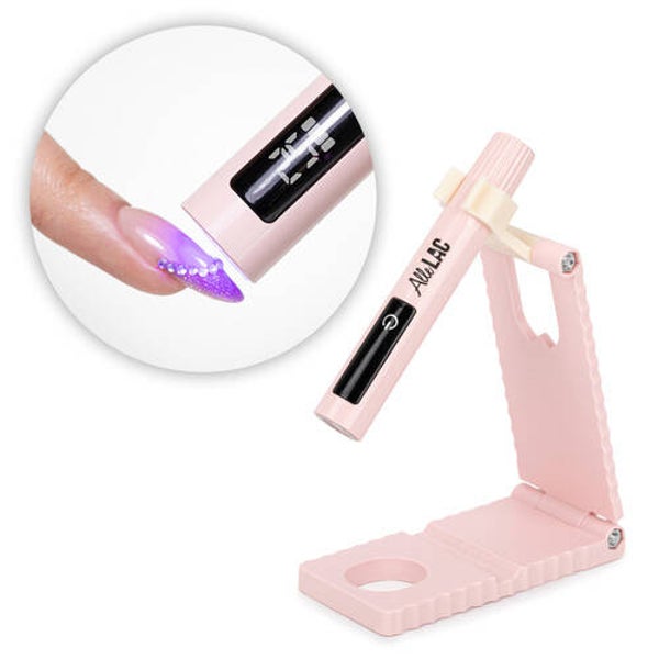 Mini Ledlamp roze (flash cure)