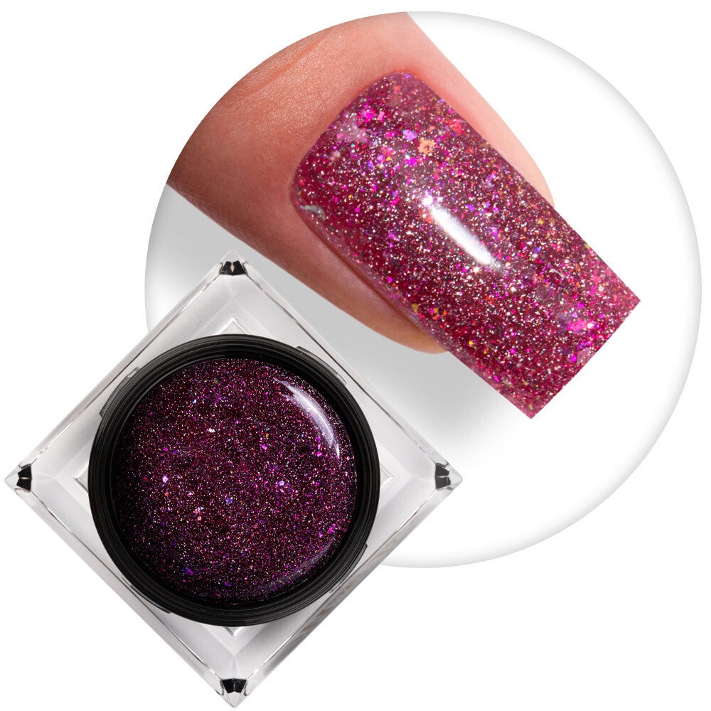 Glittergel Fuchsia shine 15 ml