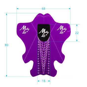 molly lac sjabloon paars