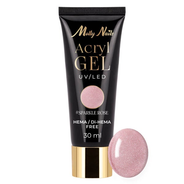 Molly nails polyacrylgel  Sparkle rose