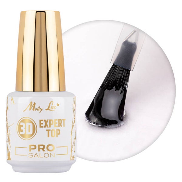 Molly lac 3D expert topcoat 15 ml.