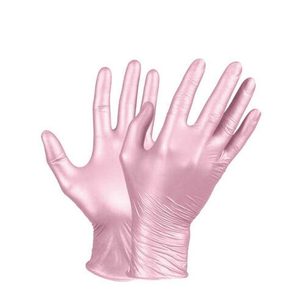 Nitril handschoenen pearl roze 50 stuks