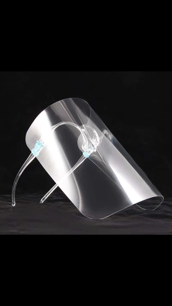 Protective Face Shields Pink & Clear Glasses available