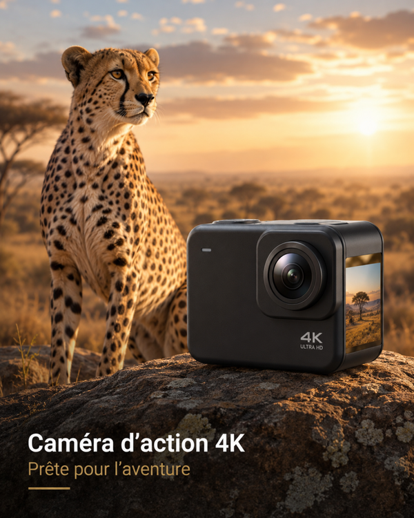 GoPro HERO7 Silver 4K Ultra HD – Caméra d’action stabilisée avec écran tactile, carte 32 Go incluse