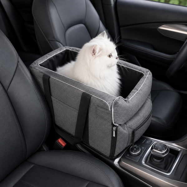 Siège auto pour console centrale pour petit chien et chat