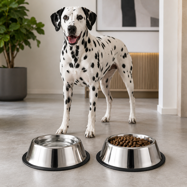 Gamelle antidérapante en acier inoxydable pour chien et chat – 6 tailles disponibles