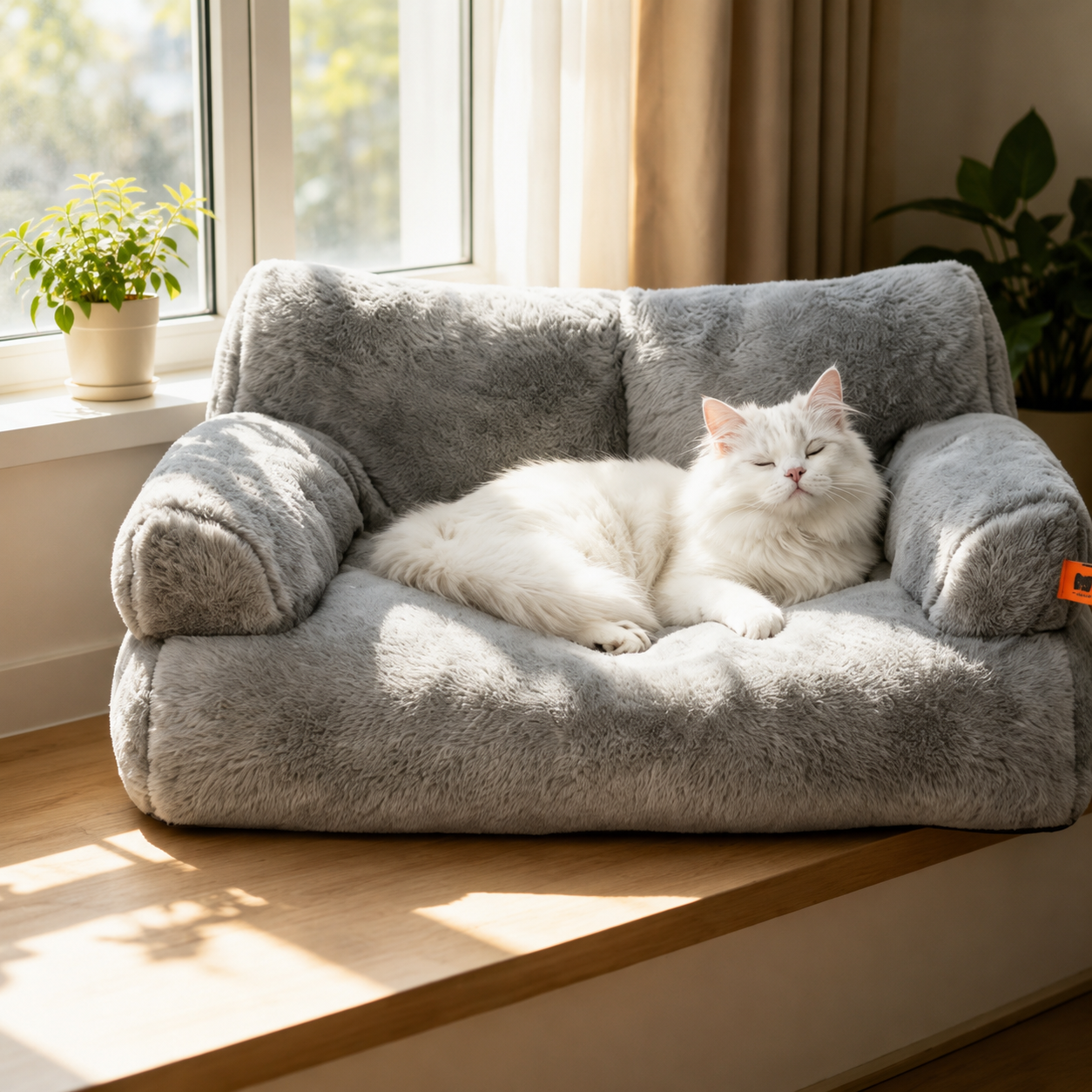 Sofa Cocoon Douillet Pour Chat Et Petit Chien – Coussin Moelleux