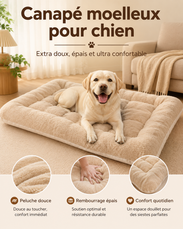 Matelas Épais Moelleux Extra Doux pour chien