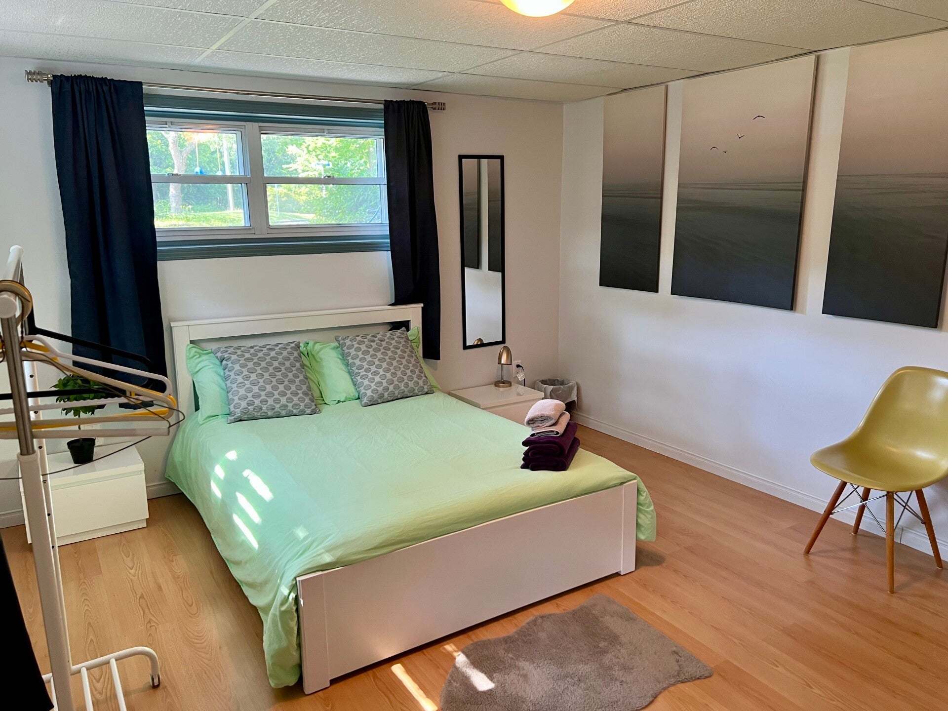 Chambre double avec Salle de Bains commune