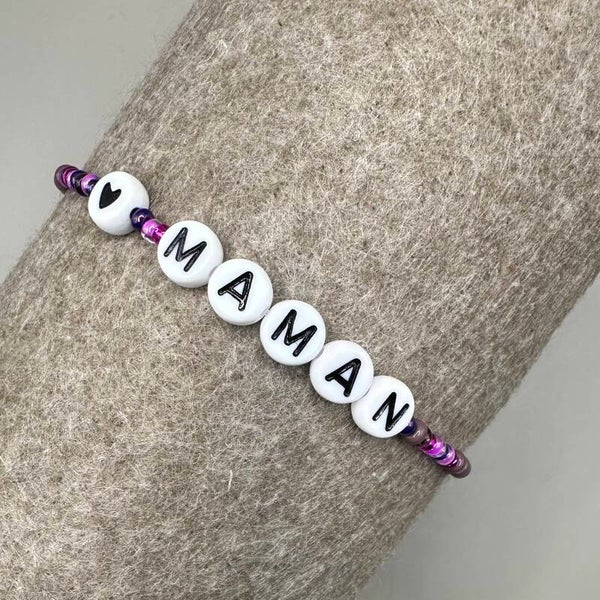 Bracelet à mots personnalisables