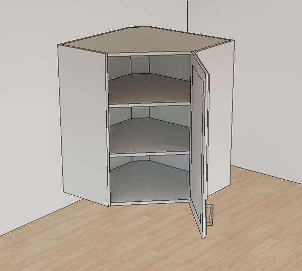 WALL DIAGONAL CORNER 24X30X12