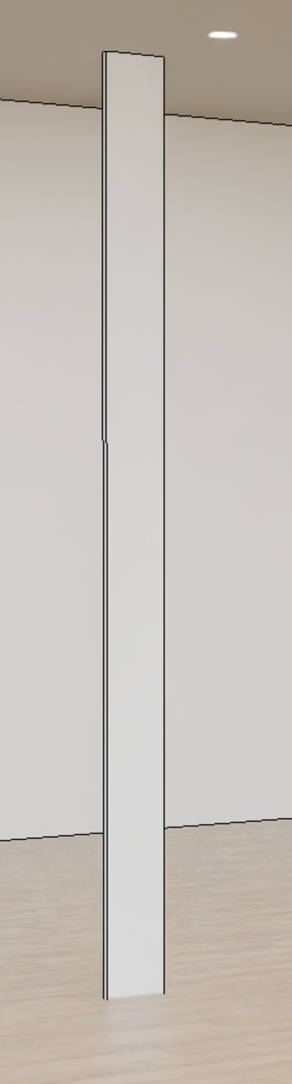 FILLER 6X96 WHITE