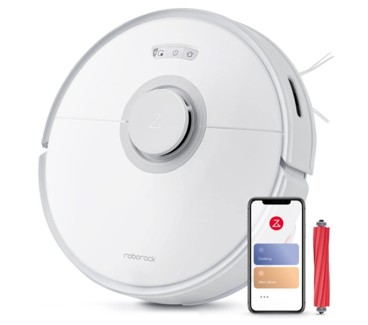 Roborock Q7 Max Robotstofzuiger met dweilfunctie,58W,Met afveegfunctie,Multi-layer mapping en continu schoonmaken,Intelligent LiDAR navigatie,4200Pa